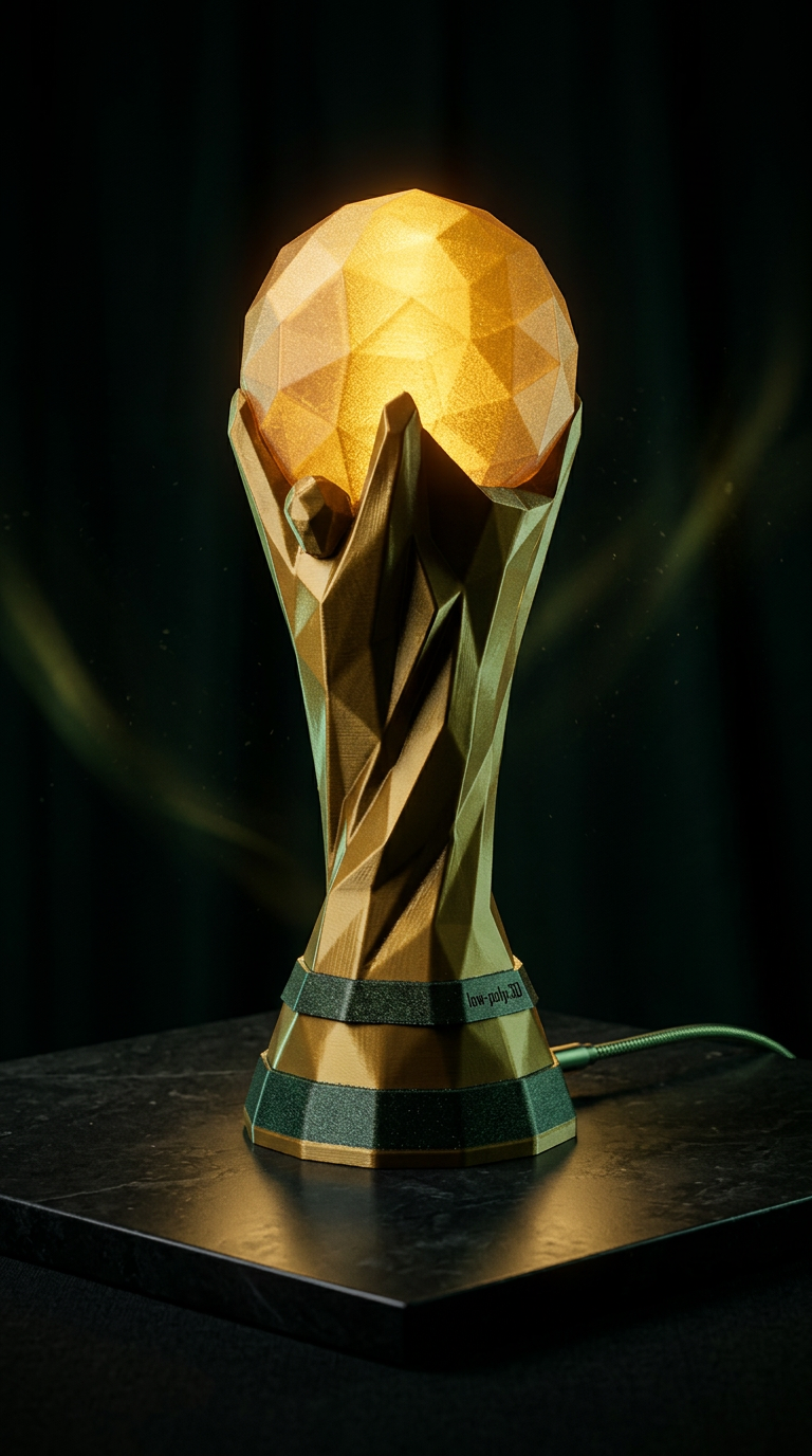 The Trophy Lamp product render